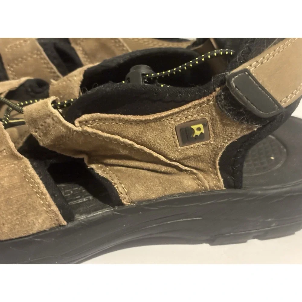 Fisherman Sandals Outdoor Shoes Mens 9 Sport Trail Water Brown Leather‎ Hiking